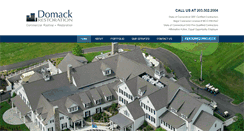 Desktop Screenshot of domackroofing.com